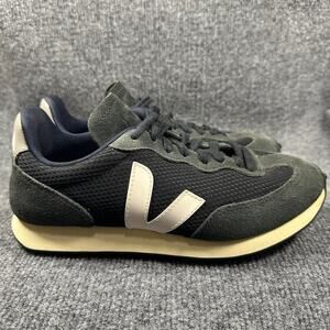 Veja Women’s Rio Branco II Shoes Retro Trainer Athletic Sneakers Navy Cream 7